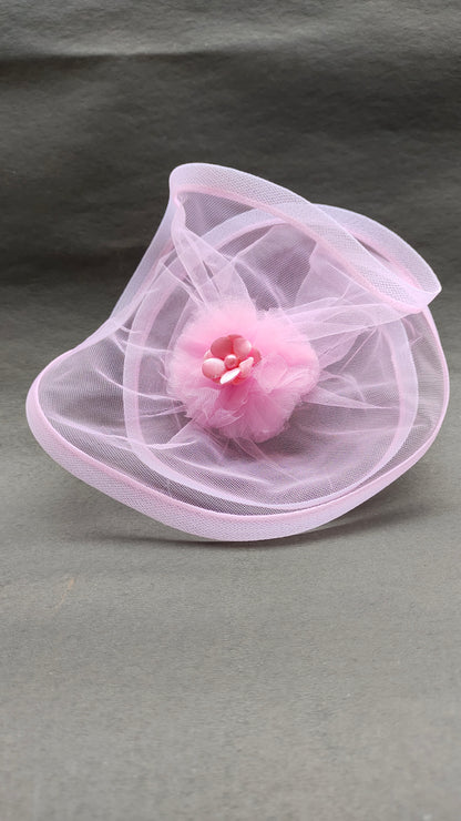 Pink Posy Fascinator