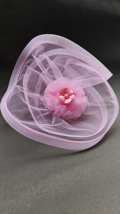 Pink Posy Fascinator