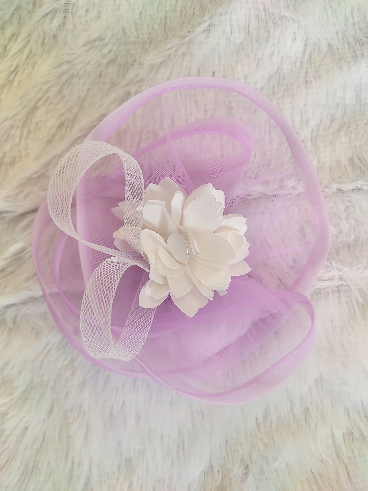 Lavender Bliss hair fascinator