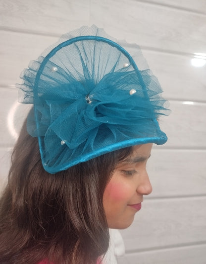 Sapphire Elegance Fascinator