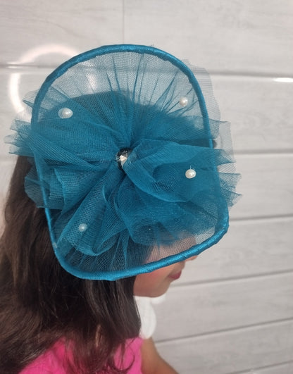 Sapphire Elegance Fascinator