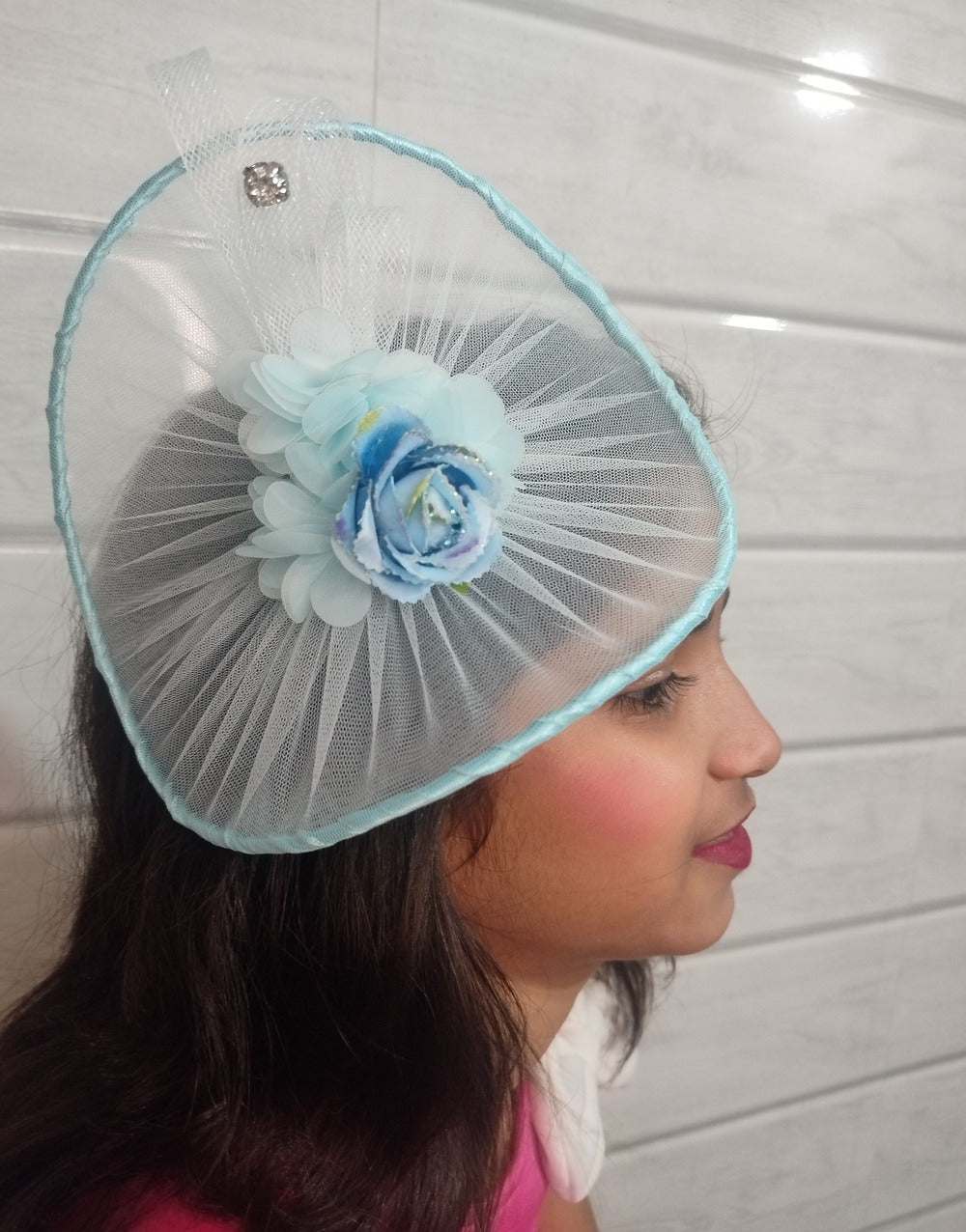 Azure Dream Sky Blue Fascinator