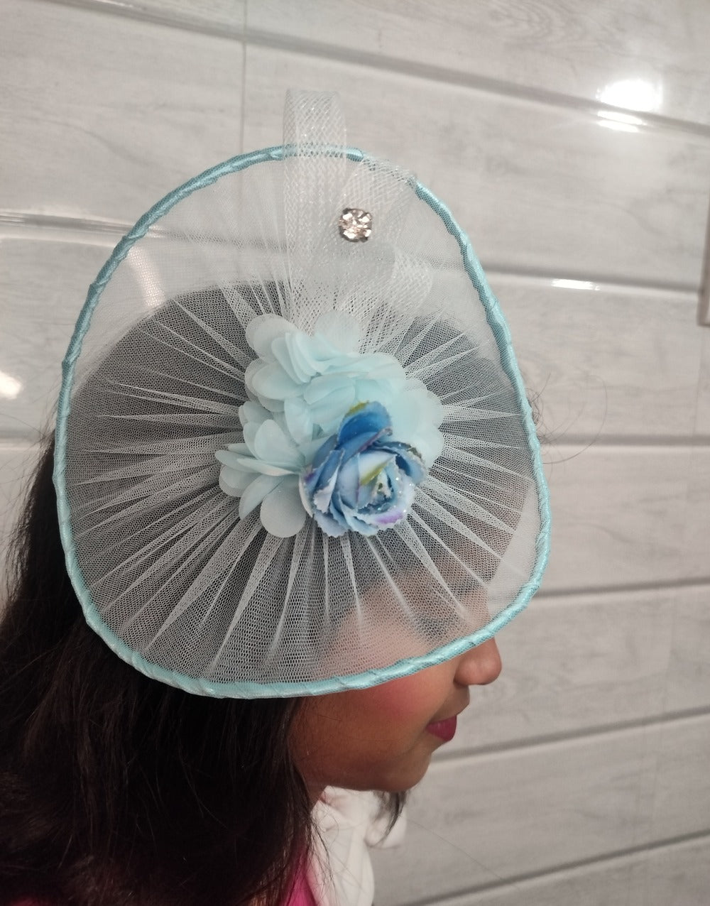 Azure Dream Sky Blue Fascinator