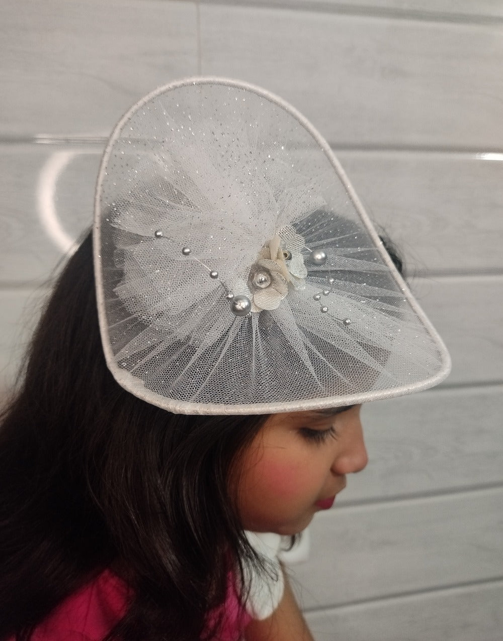 Snow Serenity Fascinator