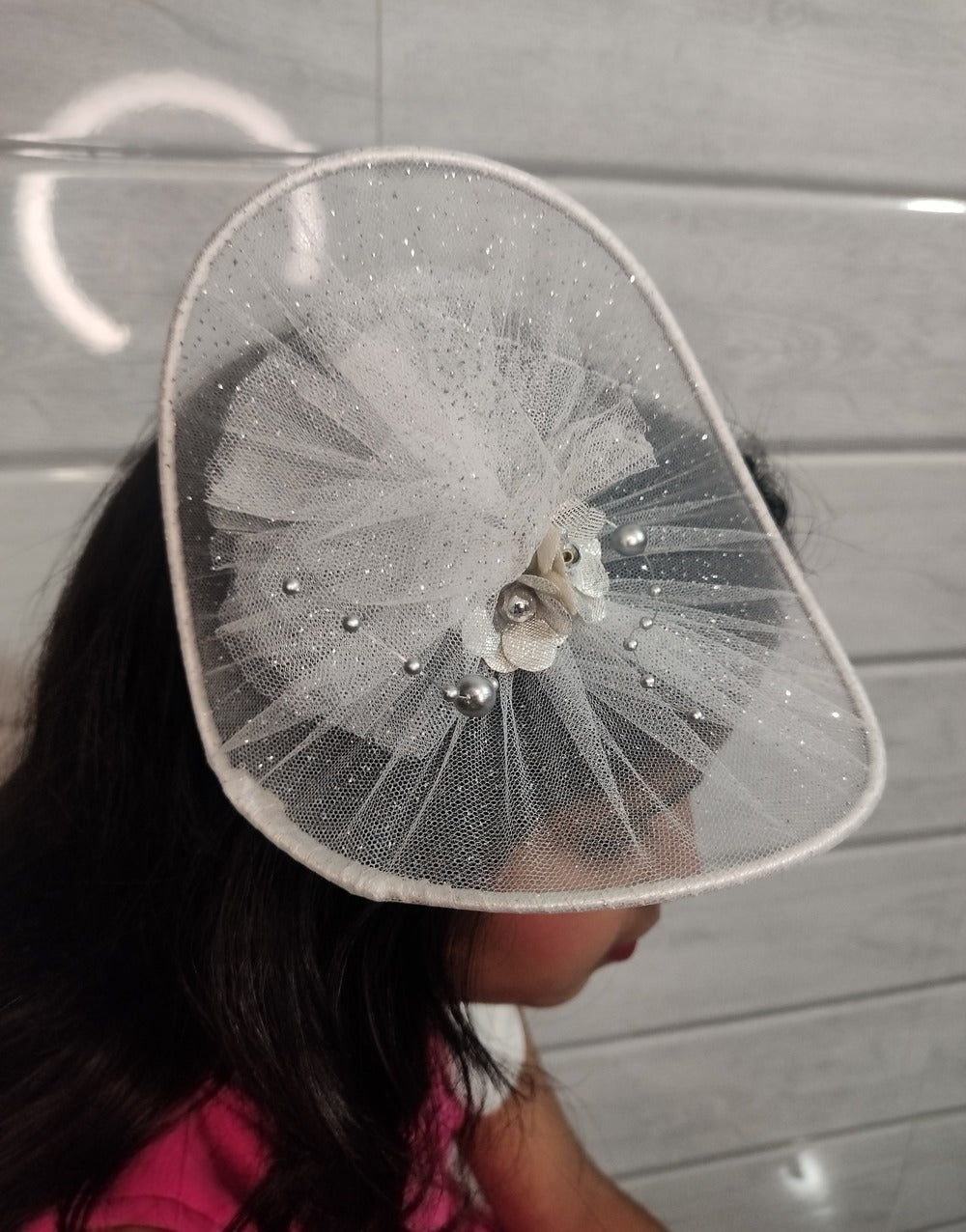 Snow Serenity Fascinator