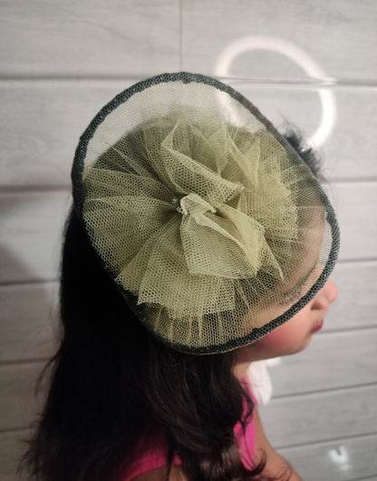 Pistachio Green fascinator