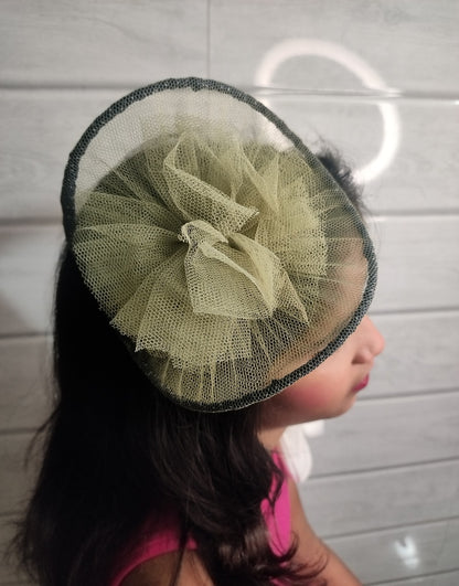 Pistachio Green fascinator