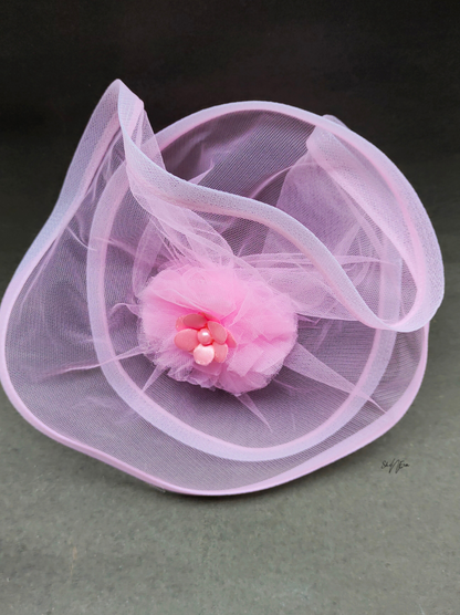 Pink Posy Fascinator