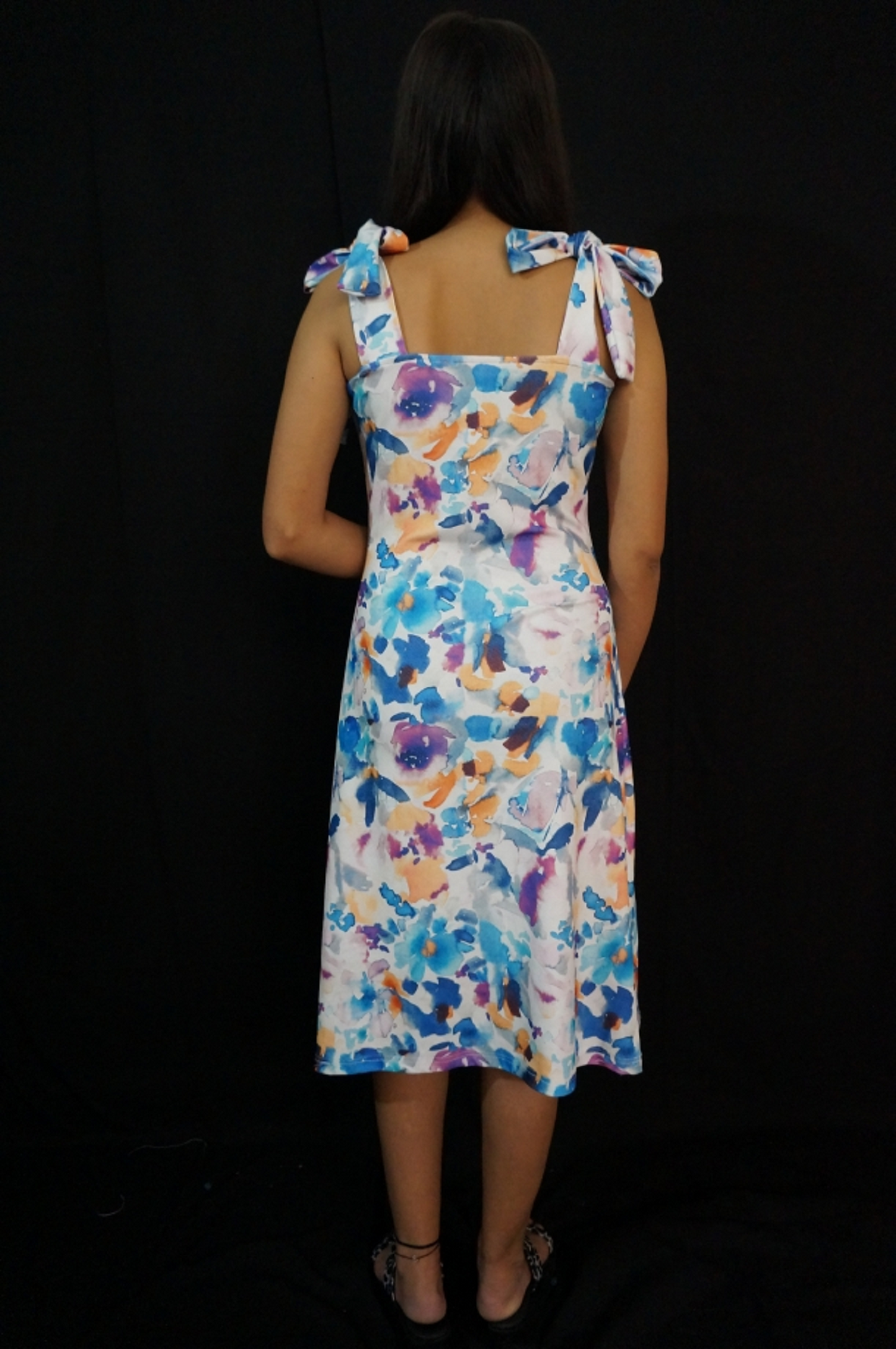 Printed Knot Dress