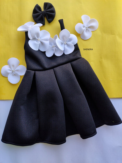 One Shoulder Flower Girl Dress