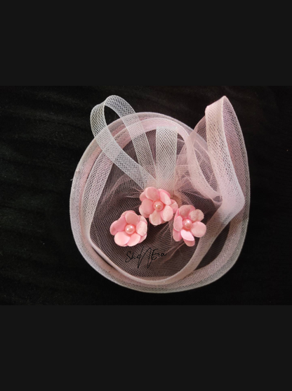 Dusty Rose Delight Fascinator