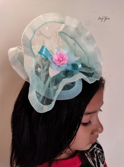 Sky Blue Fascinator