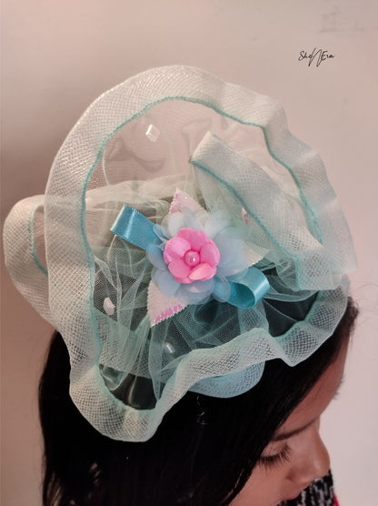 Sky Blue Fascinator