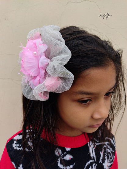 Pink Flower Fascinator